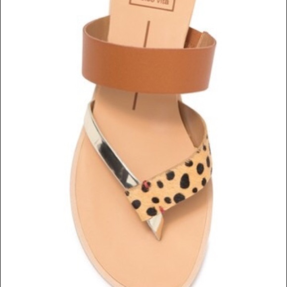 Dolce Vita leopard Percy Sandal - Picture 3 of 7